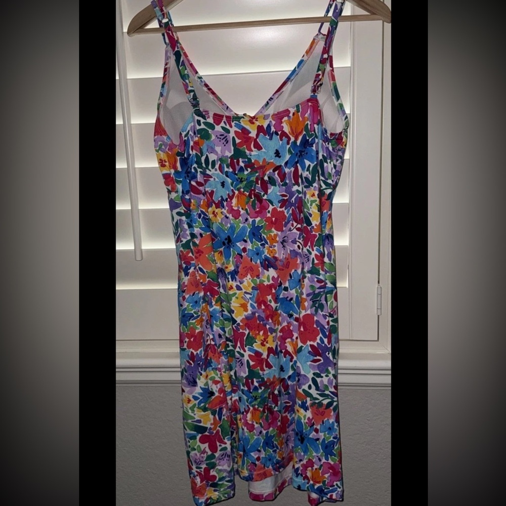 Tommy Bahama Watercolor Floral Spa Coverup Dress Size Medium - Picture 3 of 4